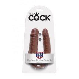 La Boutique del Piacere|Dildo medium doppia penetrazione 13,9 cm marrone23,77 €Fallo per doppia penetrazione femminile