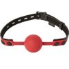 Museruola con ball rossa per bondage