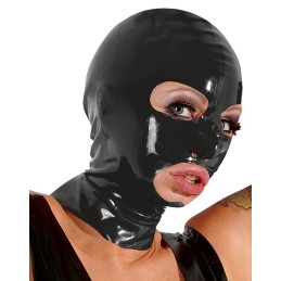 Maschera nera in latex