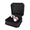 Butt plug grande 73 mm con cristallo rosa