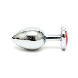 La Boutique del Piacere|Butt plug 73 mm con cristallo a forma di cuore rosso29,96 €Butt plug e tail plug in acciaio