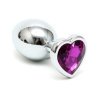 La Boutique del Piacere|Butt plug 73 mm con cristallo a forma di cuore viola29,96 €Butt plug e tail plug in acciaio