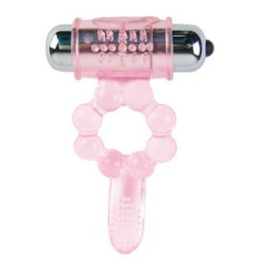 Anello rosa in silicone con...