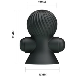Stimolatori per capezzoli neri vibranti