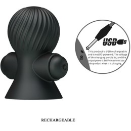 Stimolatori per capezzoli neri vibranti