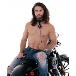 La Boutique del Piacere|Collare con teschi e guinzaglio nero29,51 €Collari e guinzagli per bondage