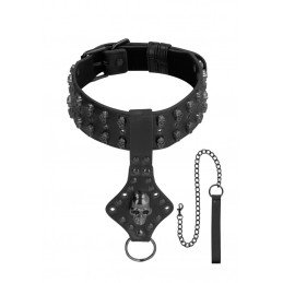La Boutique del Piacere|Collare con teschi e guinzaglio nero29,51 €Collari e guinzagli per bondage
