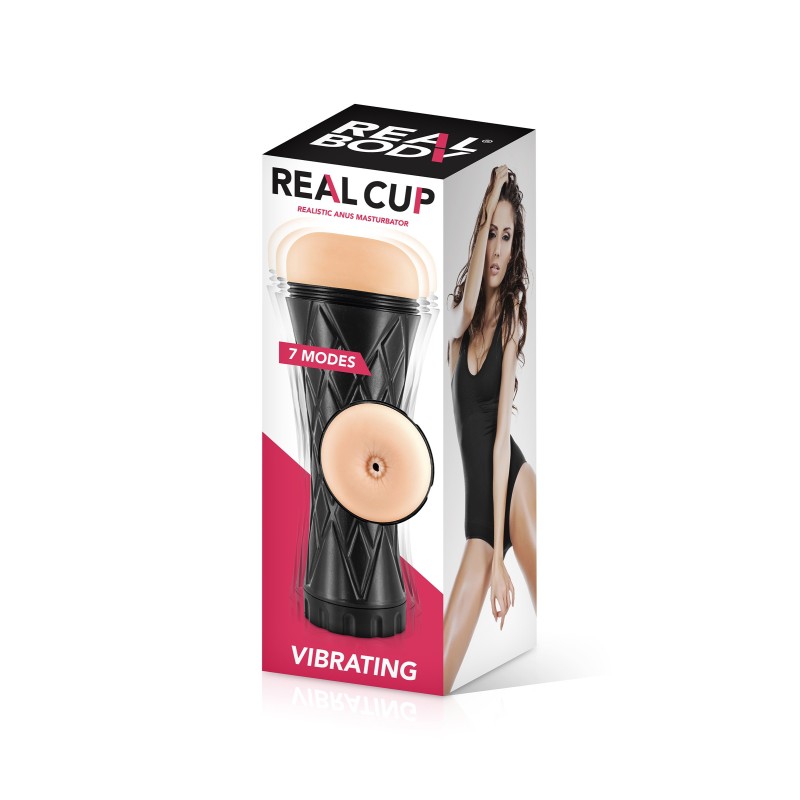 Masturbatore realistico ano vibrante