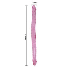 La Boutique del Piacere|Doppio dildo trasparente da 44cm29,51 €Fallo per doppia penetrazione femminile