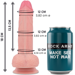 Dildo Mustang in silicone 18cm