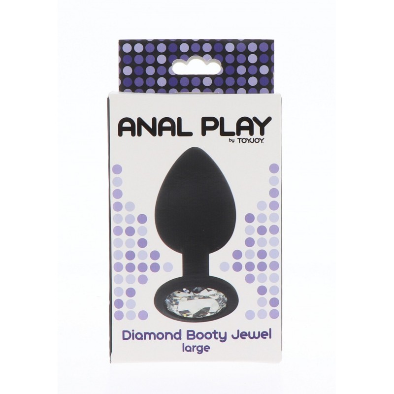 Butt plug large con gioiello Butt plug large con gioiello