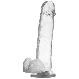 La Boutique del Piacere|Pene con palle in silicone trasparente 22cm38,52 €Dildo trasparente in gelatina