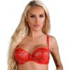 La Boutique del Piacere|Reggiseno rosso in pizzo sfoderato molto sexy17,70 €Reggiseni