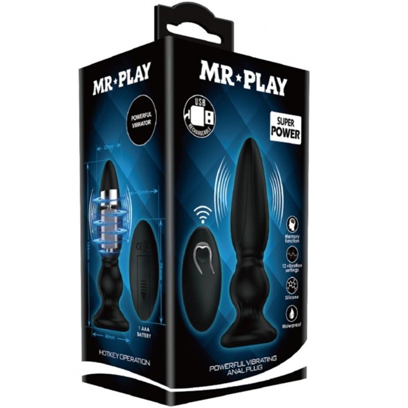 La Boutique del Piacere|Mr.Play massaggiatore prostatico vibrante nero40,98 €Stimolatori prostata La Boutique del Piacere|Mr.Play massaggiatore prostatico vibrante nero40,98 €Stimolatori prostata