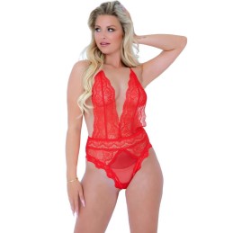 La Boutique del Piacere|Body rosso in pizzo con scollatura profonda22,95 €Body rossi 