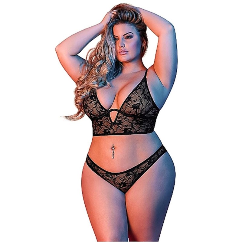 La Boutique del Piacere|Set Bralette e mutandine con ferretto nero32,79 €Completini intimi large sexy La Boutique del Piacere|Set Bralette e mutandine con ferretto nero32,79 €Completini intimi large sexy
