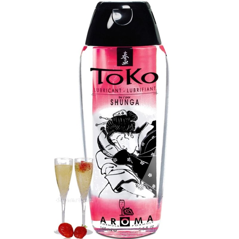 Lubrificante vaginale alla fragola e champagne