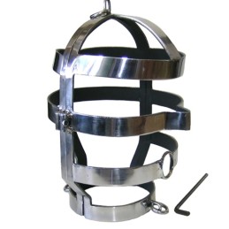 La Boutique del Piacere|Maschera slave in acciaio per bondage95,08 €Blindfolding e mascherine