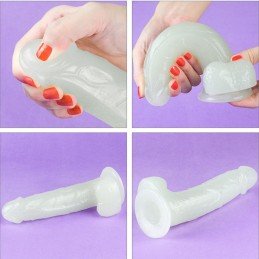 Dildo da 19cm brillante al buio
