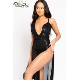 La Boutique del Piacere|Abito nero impreziosito da paillettes154,10 €Abiti ragazze immagine