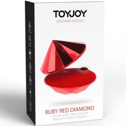 Vibratore succhia clitoride diamante rosso