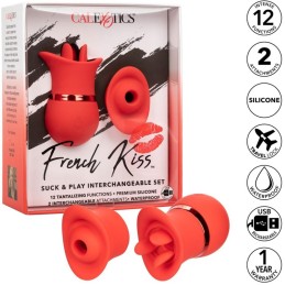 Kit succhiaclitoride e simulatore sesso orale French Kiss