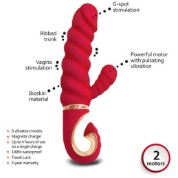 Vibratore rabbit candy rosso
