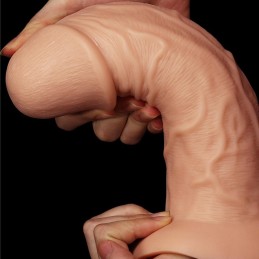 Dildo realistico curvo enorme 24cm