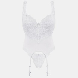 Corsetto dell'amore bianco Obsessive