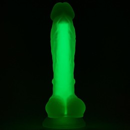 Pene piccolo in silicone trasparente verde