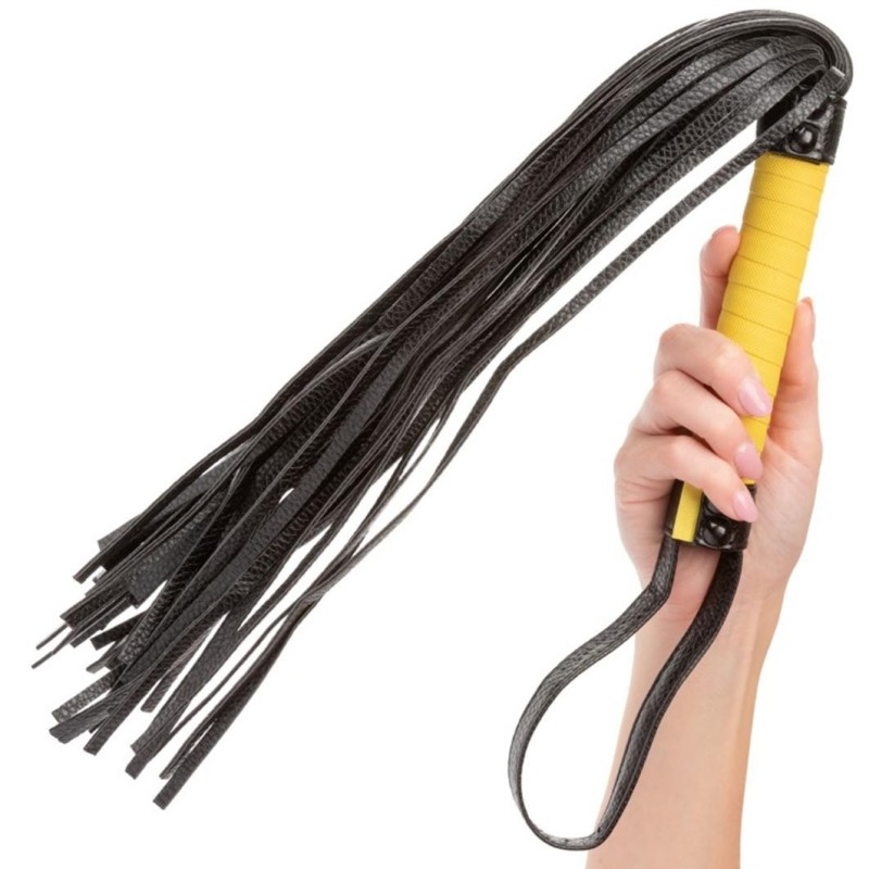 La Boutique del Piacere|Frustino giallo e nero in pelle vegana18,85 €Flogger e  frustini