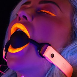 Ball gag fluorescente per bondage