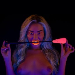 Frustino fluorescente in pelle vegana