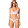 La Boutique del Piacere|Completino in pizzo bianco 2 pezzi Celeste40,16 €Completini intimi sexy
