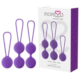 Set da tre palline vaginali in silicone osian