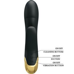 Rabbit vibrante e succhiaclitoride Naughty Play