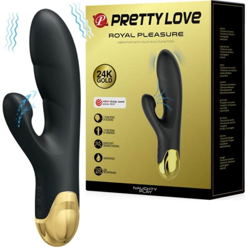 Rabbit vibrante e succhiaclitoride Naughty Play