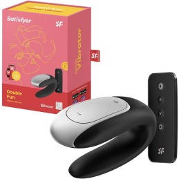 Vibratore per coppia doppio divertimento