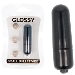 Mini bullet vibrante glossy nero
