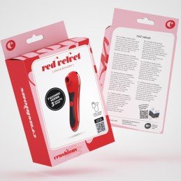 Stimolatore clitoride con aspirazione red velvet