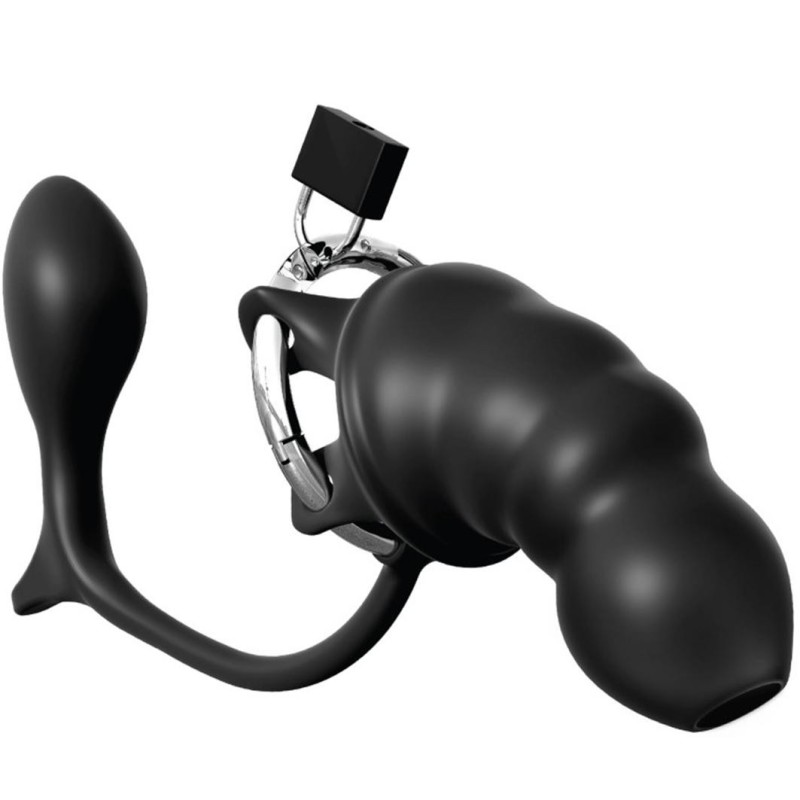 Stimolatore prostatico con gabbia per pene