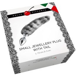 La Boutique del Piacere|Plug in metallo small con coda Jewellery38,52 €Tail plug anale con coda