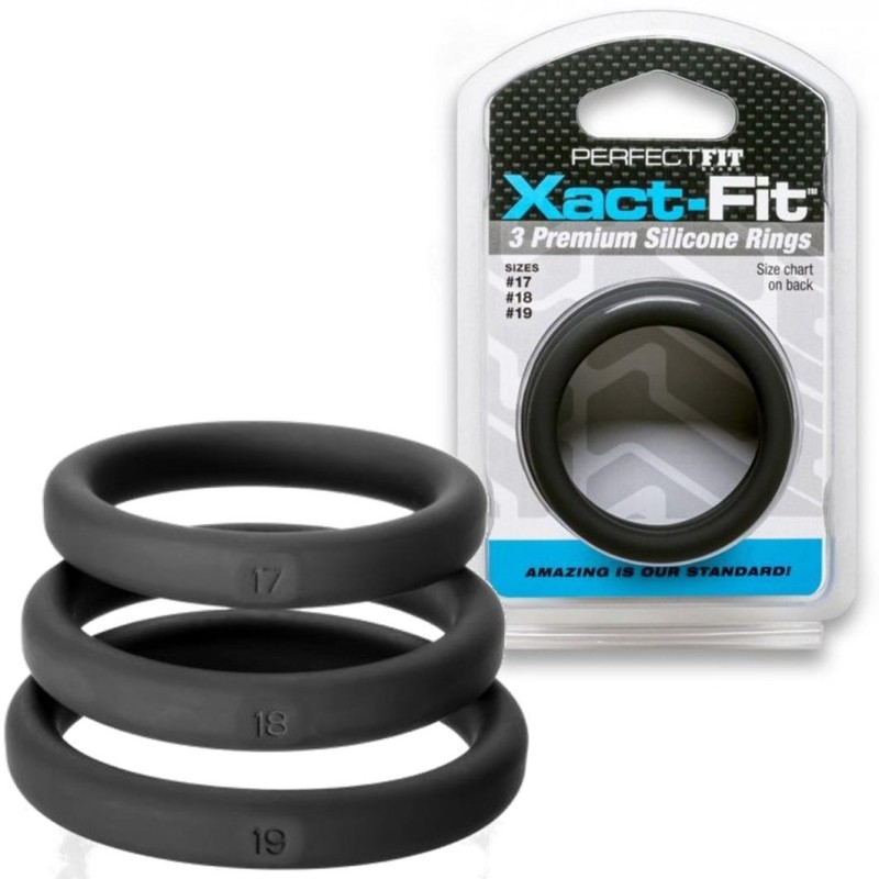 La Boutique del Piacere|Xact-Fit anello fallico 17-18-19 inch19,67 €AnellI fallici per pene e testicoli