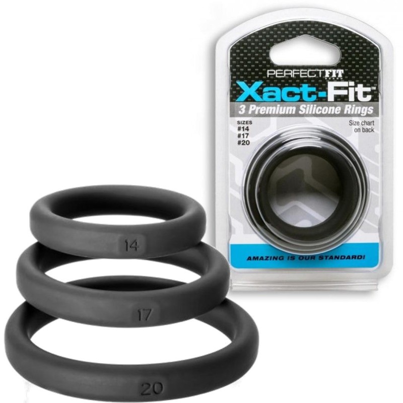 La Boutique del Piacere|Cock ring fallico Xact-Fit 14-17-20 inch19,67 €AnellI fallici per pene e testicoli La Boutique del Piacere|Cock ring fallico Xact-Fit 14-17-20 inch19,67 €AnellI fallici per pene e testicoli