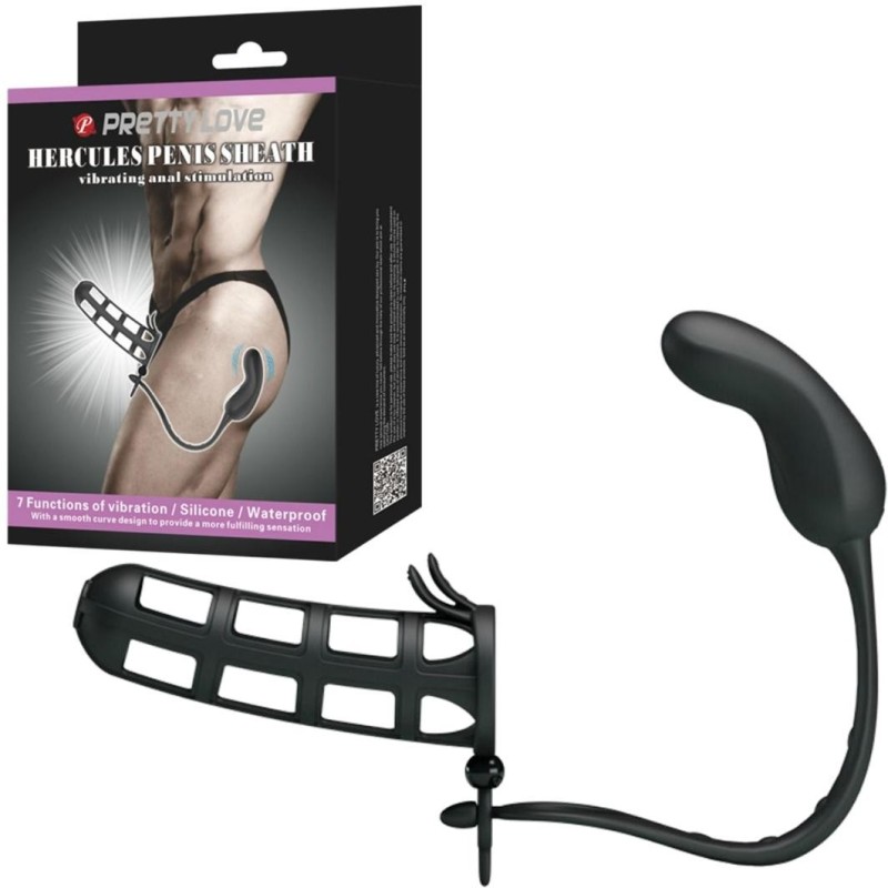 Hercules guaina con stimolatore anale Hercules guaina con stimolatore anale
