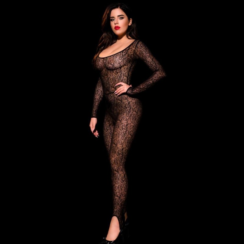 La Boutique del Piacere|Bodystocking trasparente a maniche lunghe decorato50,00 €Bodystocking e catsuit