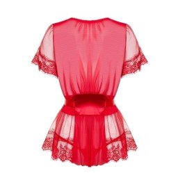 La Boutique del Piacere|Peignoir e tanga rosso trasparente con pizzo45,00 €Home