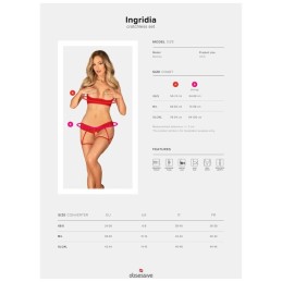 La Boutique del Piacere|Intimo rosso tentazione Ingridia36,80 €Completini intimi sexy