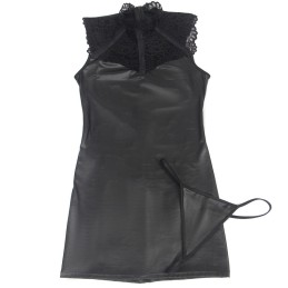 La Boutique del Piacere|Abito sexy in pelle e pizzo nero32,80 €Babydoll e chemises