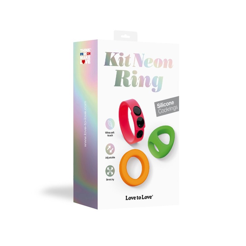 La Boutique del Piacere|Neon Ring Kit Set di 3 anelli per il pene28,00 €AnellI fallici per pene e testicoli